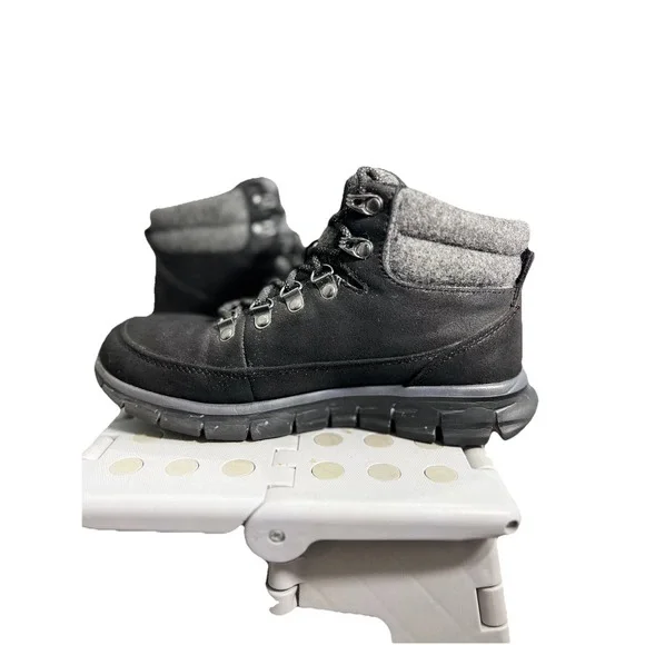 Skechers Synergy Water Repellent Hiker Boots Cool Seeker Black Womens Size 6.5 - Picture 5 of 10